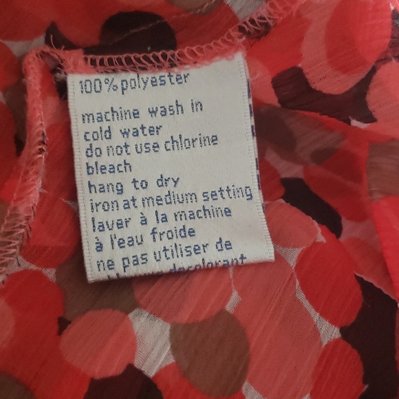 Sheer multi color blouse - Picture 6 of 6